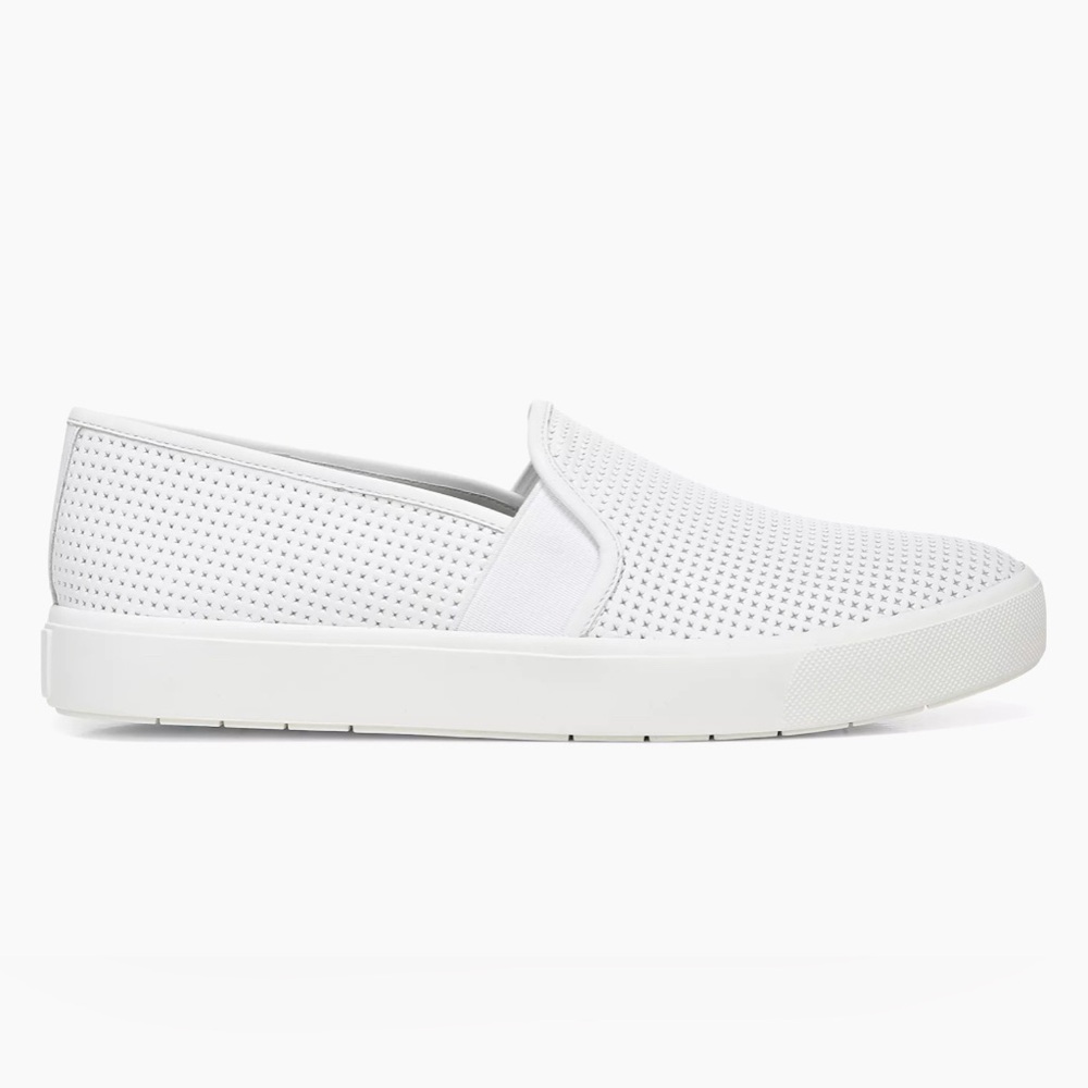 Vince- Blair slip-on sneakers feature a low-top silhouette size 8.5